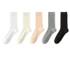 Sock stall, one-piece consignment service, women's summer thin mid-calf socks, mesh breathable and sweat-absorbing, summer solid-colored cotton socks, long calf socks, pile socks, spring and autumn one-piece consignment service Item Picture